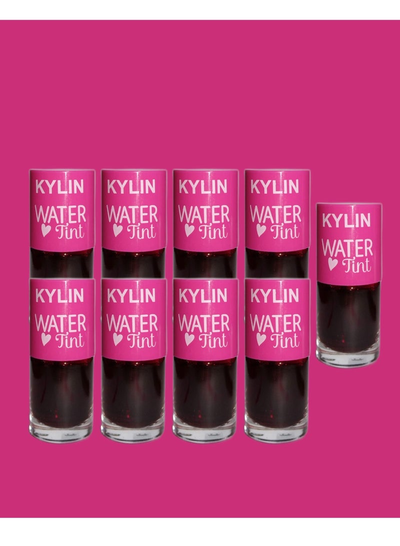 KYLIN 9 Pieces Water Tint Lip Gloss Cherry Ade - Image 1