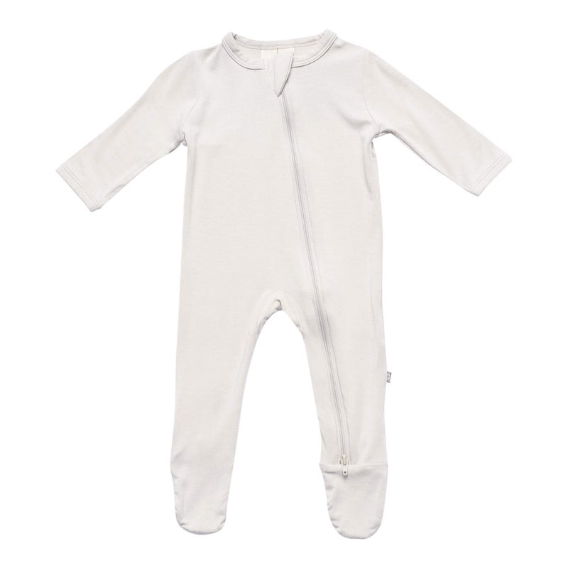 KYTE BABY Unisex Zipper Closure Footies, Rayon Made From Bamboo, 0-24 Months