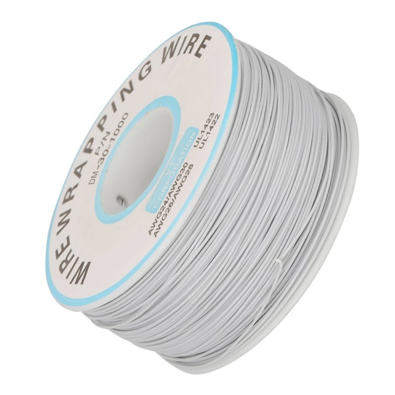 سلك نحاسي مطلي بالقصدير 30AWG 200 متر سلك مغلف بالسيليكون - سلك توصيل مرن للوح التجارب - مقاوم للحرارة حتى 80 درجة مئوية للاختبارات الإلكترونية ولحام لوحات الدوائر المطبوعة - Image 3