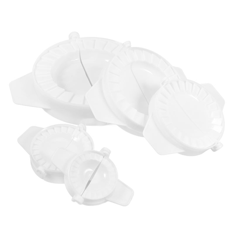 5pcs Manual Dough Wrapper Dumpling Dough Press Mold Washable Pastry Press Molds Dumpling Makers for Making Wontons Dumplings - Image 1