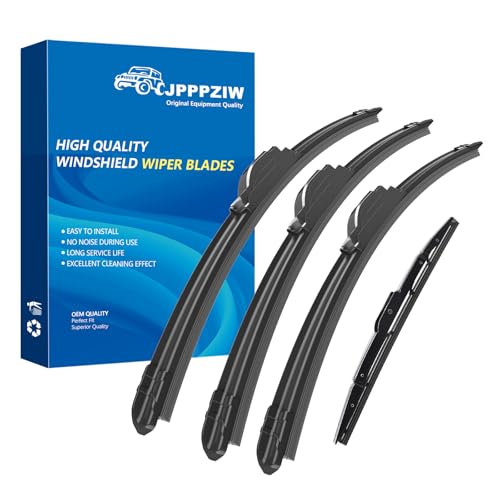 CJPPPZIW® Windshield Wipers-16 Inch+14 Inch+14 Inch+10 Inch Replacement for 2008 2009 2010 2011 2012 2013 2014 Toyota FJ Cruiser Wiper Blades for My Car,Quality Front and Rear Wiper Blades(Pack of 4) - Image 1