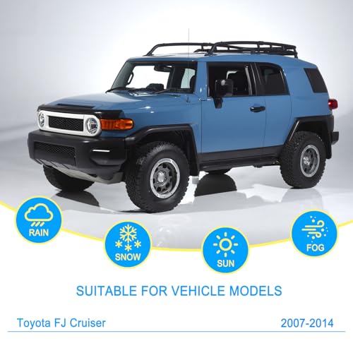CJPPPZIW® Windshield Wipers-16 Inch+14 Inch+14 Inch+10 Inch Replacement for 2008 2009 2010 2011 2012 2013 2014 Toyota FJ Cruiser Wiper Blades for My Car,Quality Front and Rear Wiper Blades(Pack of 4) - Image 2