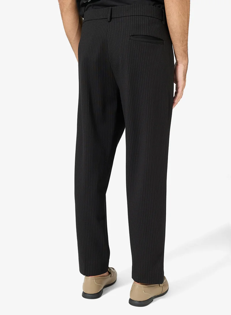Robert Wood Striped Smart Pants