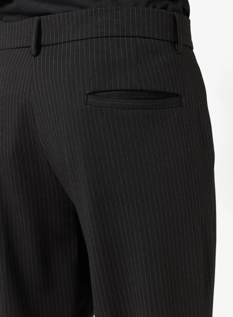 Robert Wood Striped Smart Pants