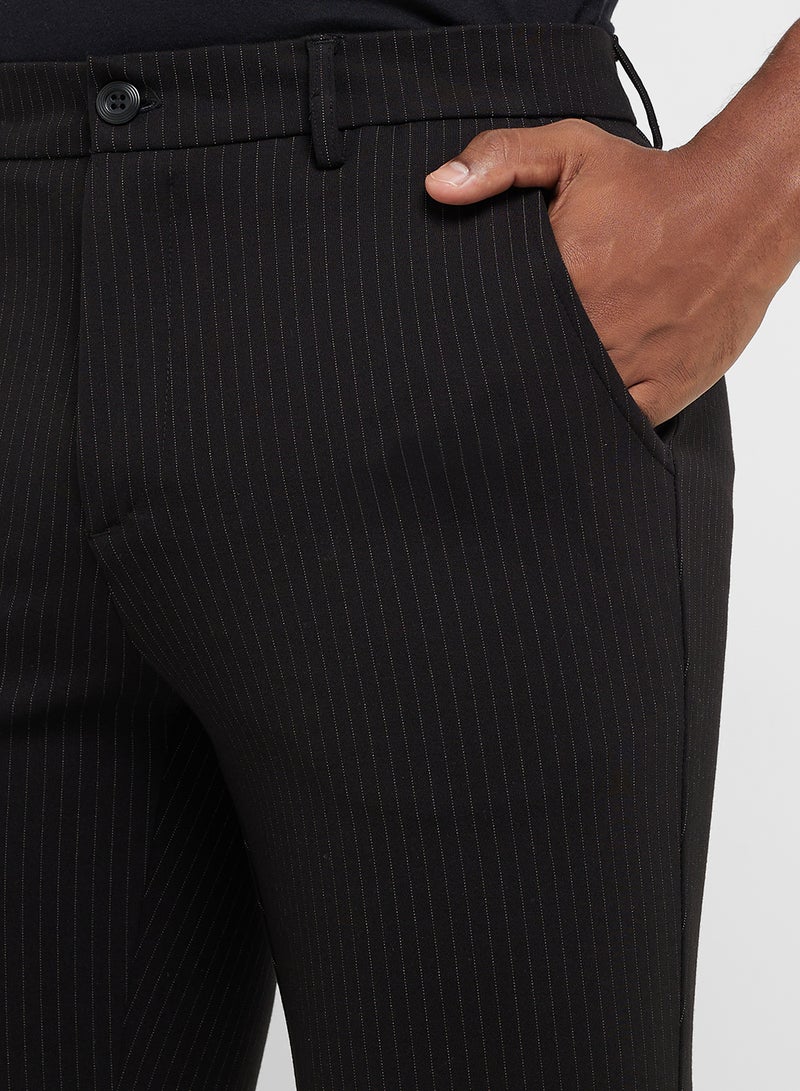 Robert Wood Striped Smart Pants - Image 4