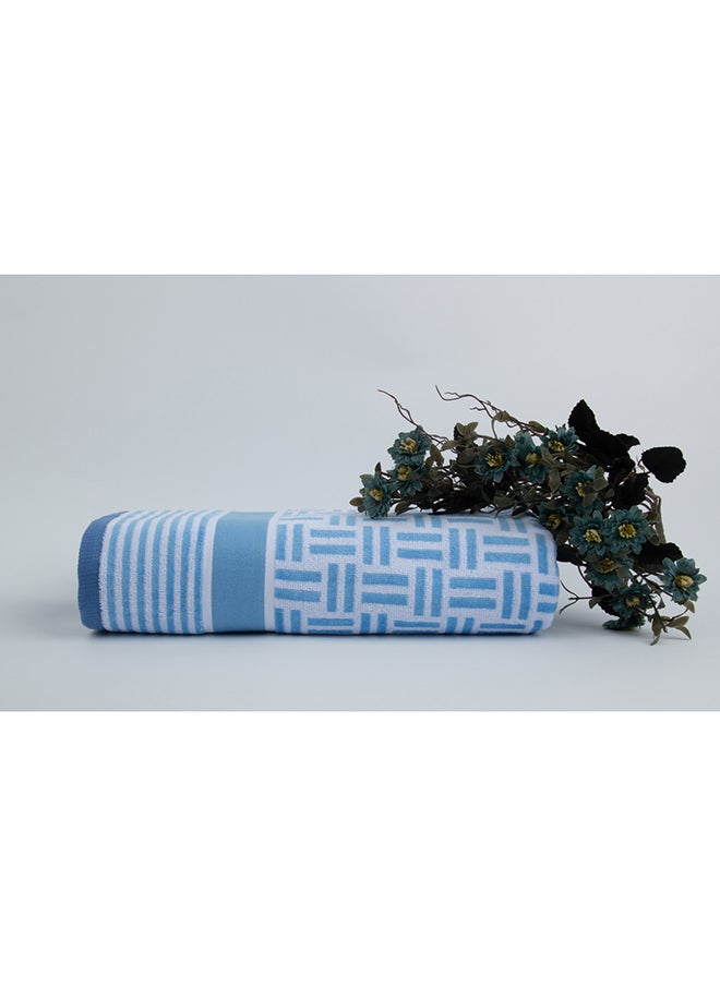 White Rose BROKEN LINES TOWELS - 450 GSM - 100% Cotton Velour - Bath Sheet 80x160 cm -MultiColour - Modern Stripe Design - Luxury Touch - Extra Absorbent  - Image 1