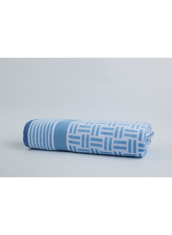 White Rose BROKEN LINES TOWELS - 450 GSM - 100% Cotton Velour - Bath Sheet 80x160 cm -MultiColour - Modern Stripe Design - Luxury Touch - Extra Absorbent  - Image 2