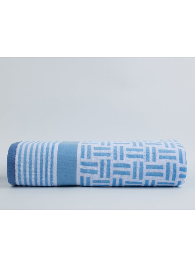 White Rose BROKEN LINES TOWELS - 450 GSM - 100% Cotton Velour - Bath Sheet 80x160 cm -MultiColour - Modern Stripe Design - Luxury Touch - Extra Absorbent  - Image 3