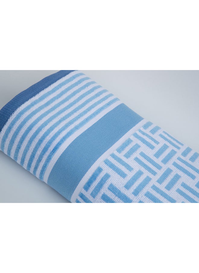 White Rose BROKEN LINES TOWELS - 450 GSM - 100% Cotton Velour - Bath Sheet 80x160 cm -MultiColour - Modern Stripe Design - Luxury Touch - Extra Absorbent  - Image 4