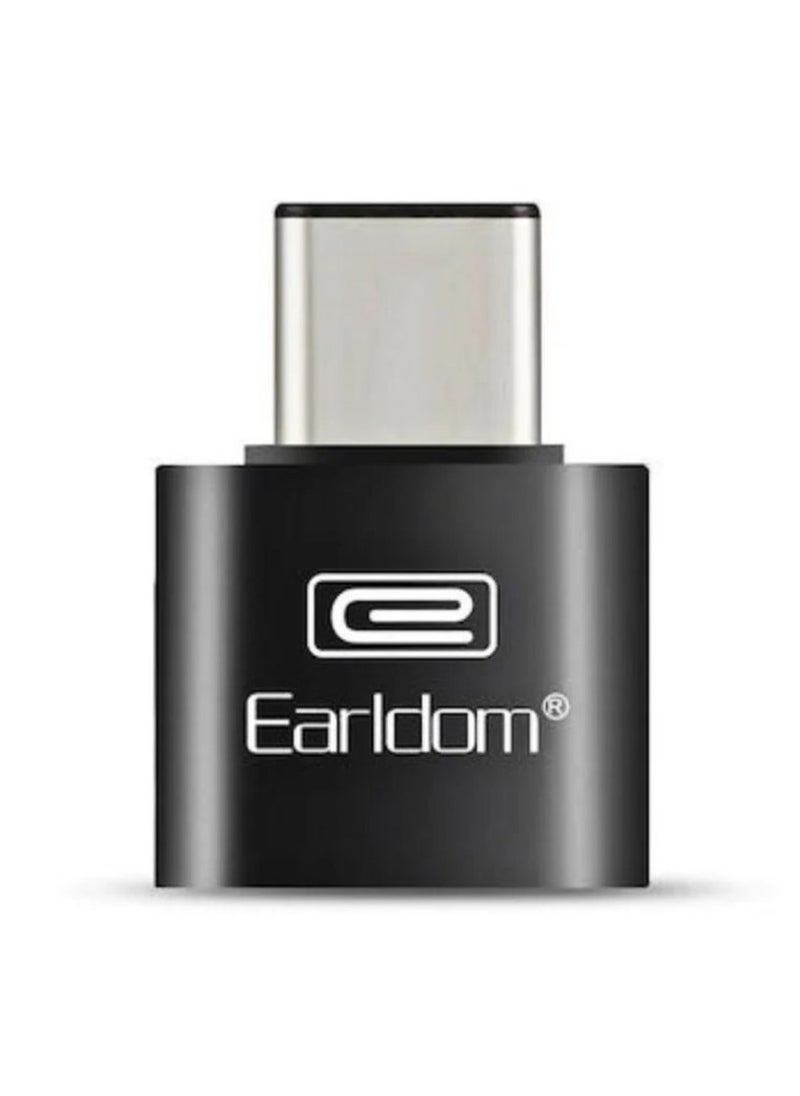 أيرلدوم - محول ET-OT18 من النوع C إلى USB OTG، محول Earldom mini type-c OTG من النوع c USB، محول Earldom OTG USB إلى -Type-C عالي السرعة - Image 1