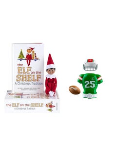 The Elf on the Shelf The Elf on the Shelf® Brown Eyed Boy & Claus Couture Collection® Touchdown Tidings Set  - Image 1