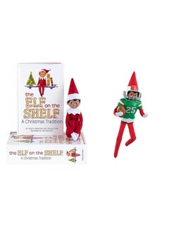 The Elf on the Shelf The Elf on the Shelf® Brown Eyed Boy & Claus Couture Collection® Touchdown Tidings Set  - Image 2