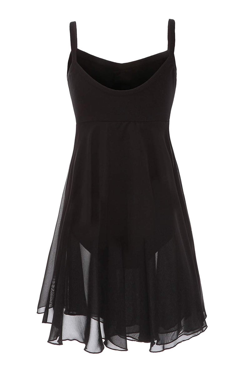 ORIDOOR Girls' Camisole Leotard Ballet Dance Dress Ballerina Costumes (Black, Tag 150 - Age 9-10) â€¦ - Image 2