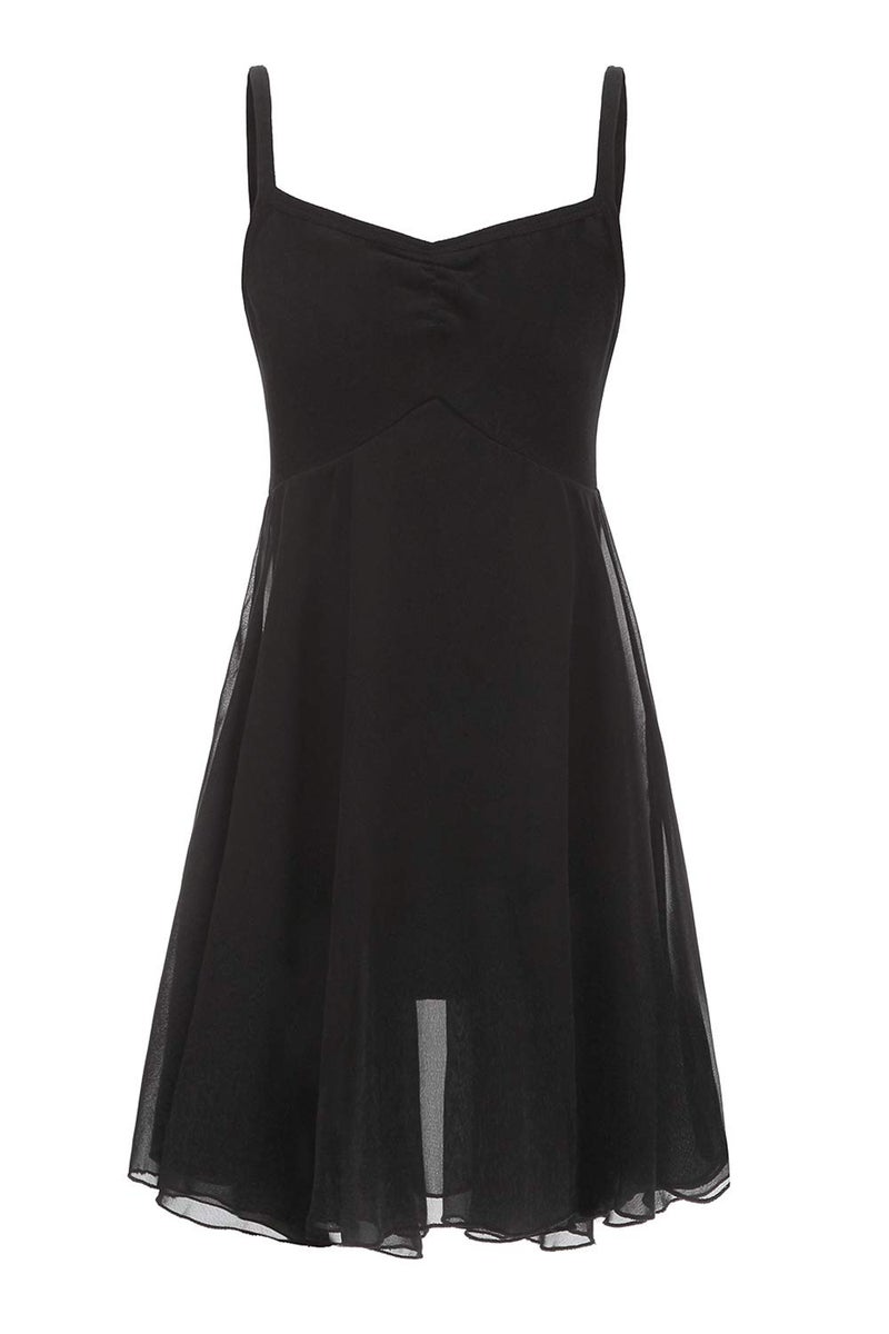 ORIDOOR Girls' Camisole Leotard Ballet Dance Dress Ballerina Costumes (Black, Tag 150 - Age 9-10) â€¦ - Image 1