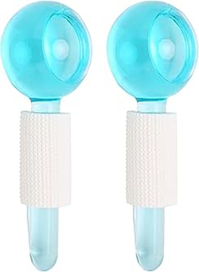 Cooling Glass Roller, Bruises Healing Firm Sturdy Wear Resistant Stable Facial Ice Globe for Beauty Salon for Women for Home Office for Men