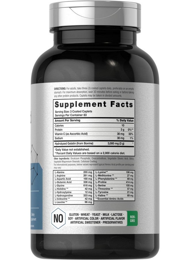Horbäach Amino Acid Complex 3000mg | 250 Caplets | Non-GMO, Gluten Free Supplement - Image 2