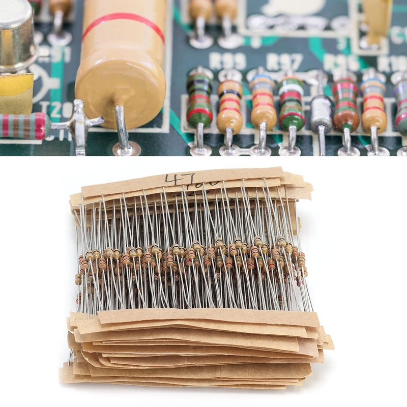 Shanrya Assorted Resistor, Various Resistance Values 10Ω‑1MΩ Resistors Kit Graphite for Experiments for DIY Projects - Image 2