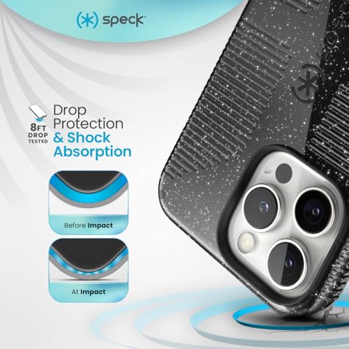 Speck CandyShell Grip Case iPhone 16 Pro Max Case for Women and Men Slim MagSafe WhiteBlack - Image 3