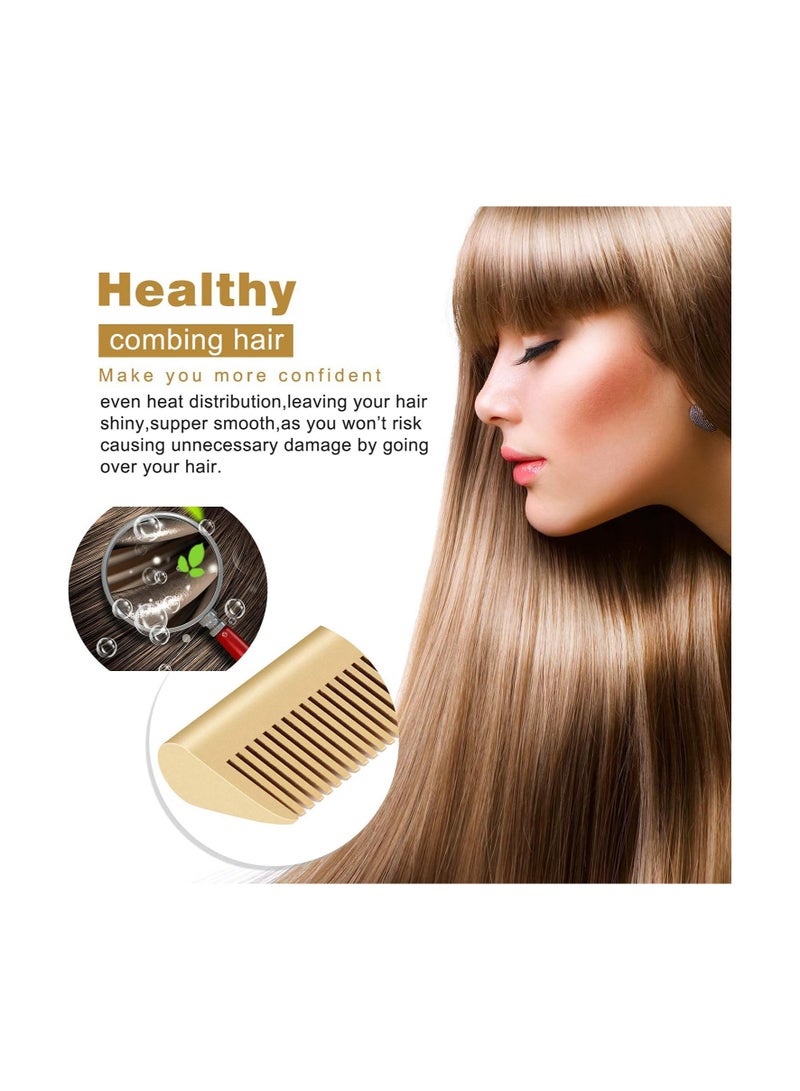 Estelle 3 In 1 Adjustable Hot Air Comb Professional Wet And Dry Hair Dryer Electric Straight Curly Hair Styling Tool Smoothing Brush - Image 4