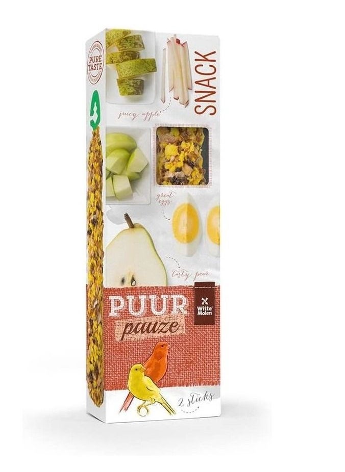 Puur Pauze Canary Sticks Apple & Pear Bird Snacks 60G - pzsku/Z7E7828F4656B6AB02F30Z/45/_/1650096875/a2e42efc-7a7e-447f-8d8f-330193f154fe