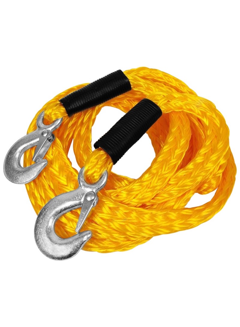 3XR 3XR Car Towing Rope 4 meter 3 Ton Tow Rope With Tow Hooks Heavy Duty Towing Belt - TR0306C - Image 2