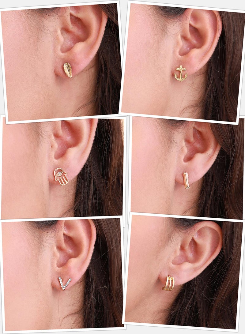 سوهي Women's The Constantinople Stud Earrings - Image 2