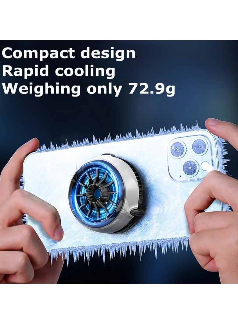 Memo MEMO CX03 Phone Cooler With 15W Wireless Fast Charging 360degree Circular Air Outlet And Strong Ice Magnet  - Image 3