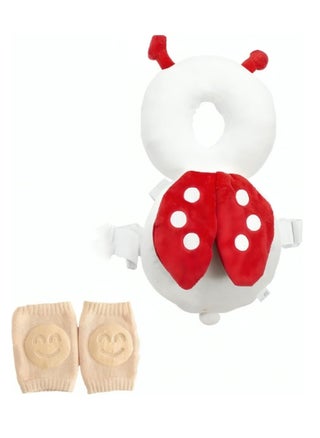 Baby Head Pillow and Knee Support Set: The perfect solution to provide protection and comfort during your baby's first steps, designed in a bright red color that attracts attention - pzsku/Z7E78648C4954D8CD7094Z/45/_/1732627562/cd4bd8cb-64d7-4250-acdc-cd9e3de3edd3