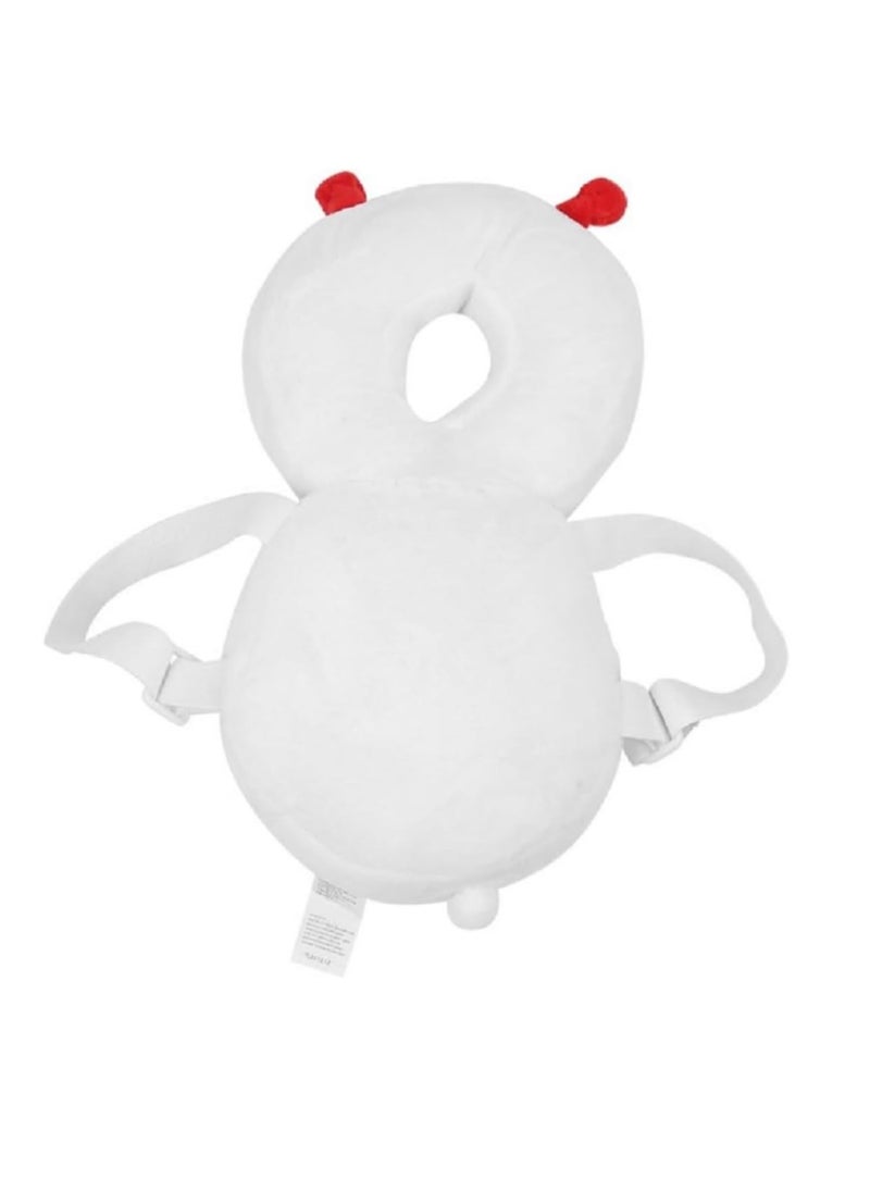 Baby Head Pillow and Knee Support Set: The perfect solution to provide protection and comfort during your baby's first steps, designed in a bright red color that attracts attention