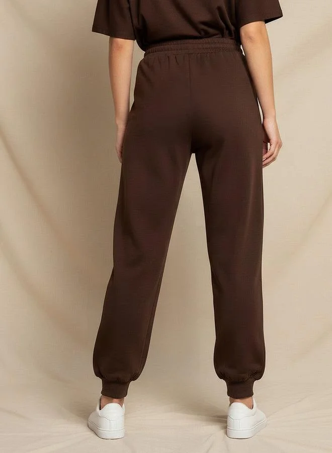 SP Characters  Mid-Rise Joggers with Peanuts Print for Women | Best Price UAE