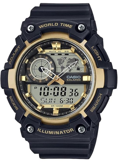 Casio Casual Watch For Men Analog-Digital Resin - AEQ-200W-9A