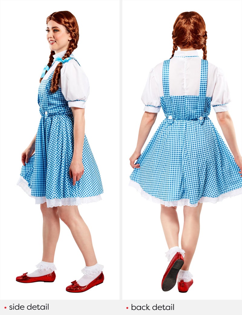 Rubies at Party City The Wizard of Oz: Dorothy Costume for Adults, Women's Standard - Image 4