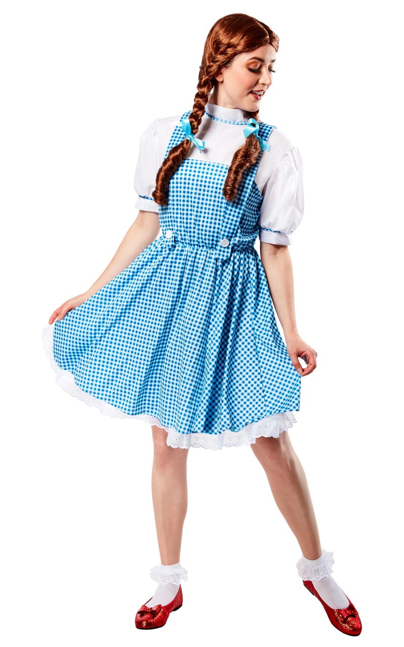 Rubies at Party City The Wizard of Oz: Dorothy Costume for Adults, Women's Standard - Image 1