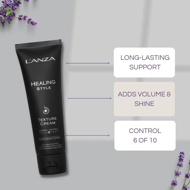 L'ANZA Healing Style Texture Cream - 125g Hair Texturizing Cream with Keratin Cactus Complex - Image 3