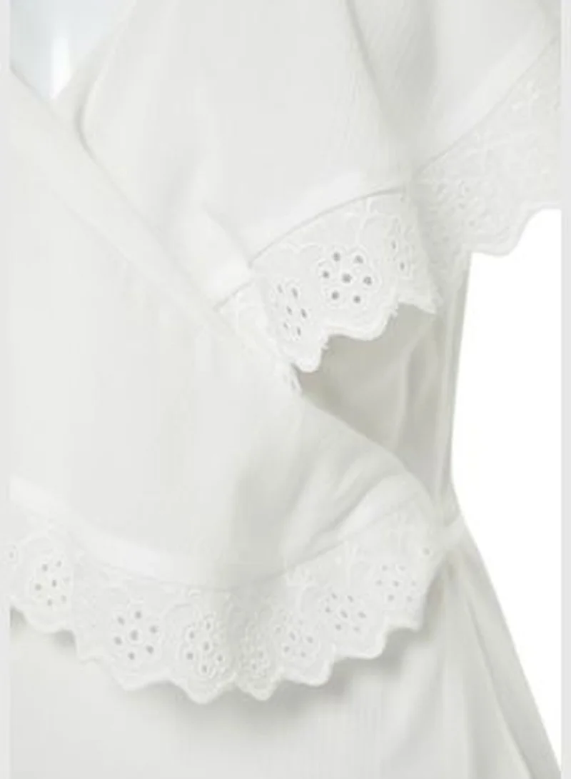 trendyol Ruffled Midi Dress
