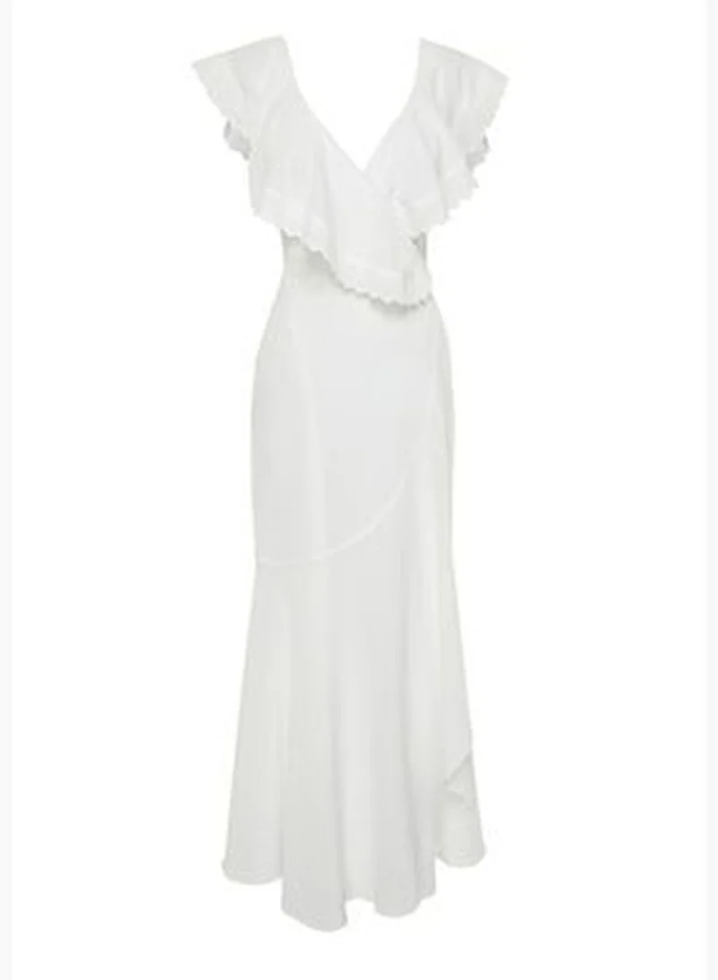 trendyol Ruffled Midi Dress