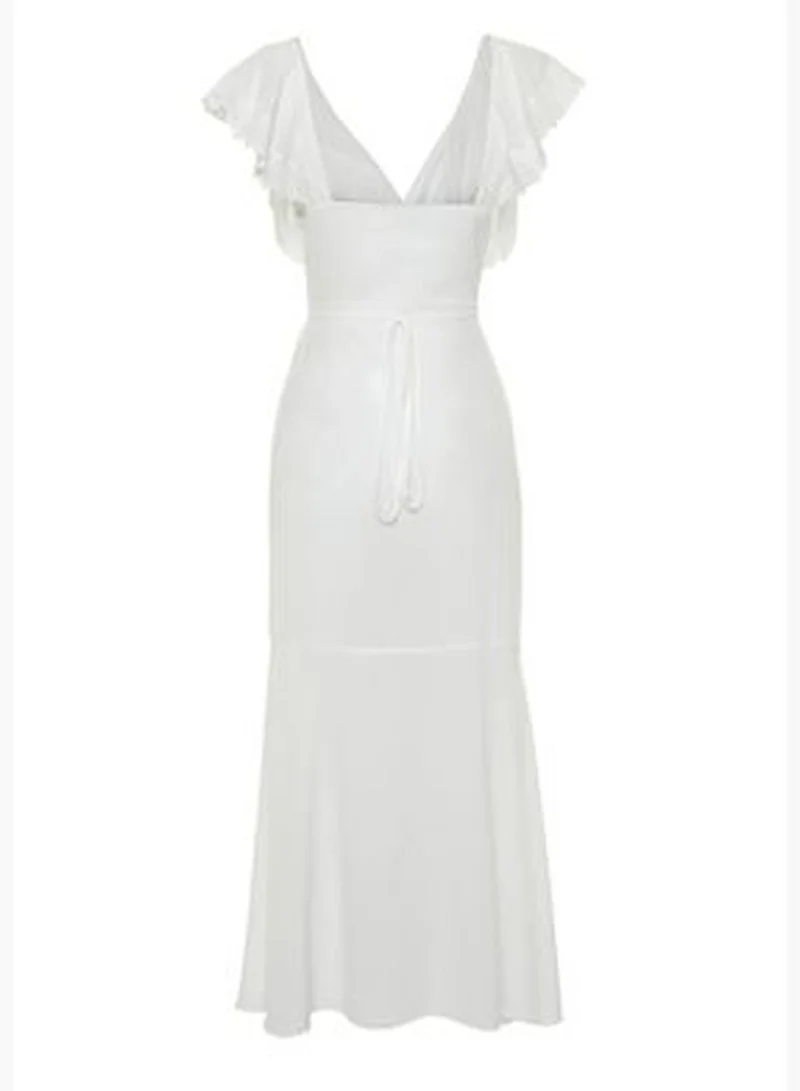 trendyol Ruffled Midi Dress