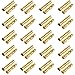 LINSYRC 20 Pairs GoldPlated 4MM 40MM Banana Plug Bullet Male and Female Connector Adapter for RC Lipo Battery ESC Motors 40MM - Image 2