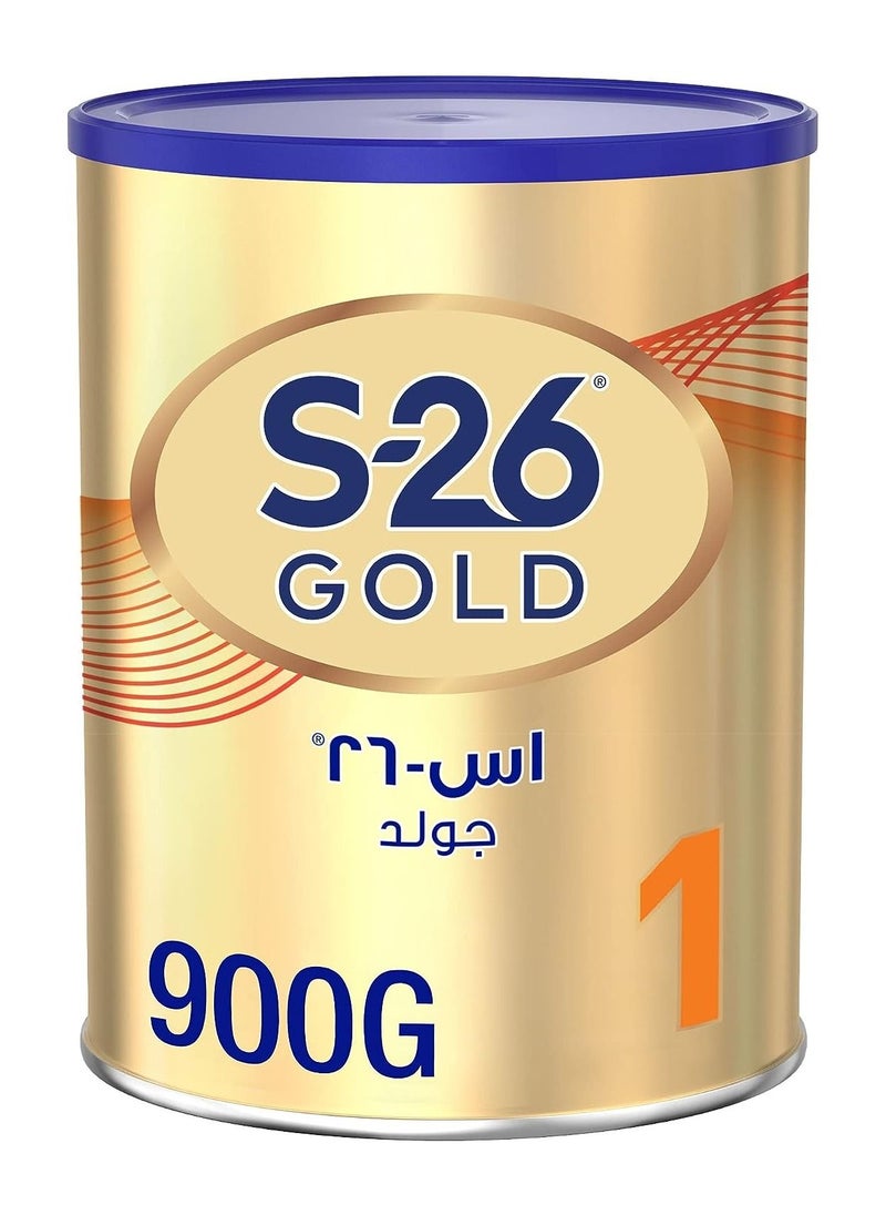 S26 - S26 Pro Gold Stage 1 Premium Starter Infant Formula From 0-6 Months 900g - Image 1