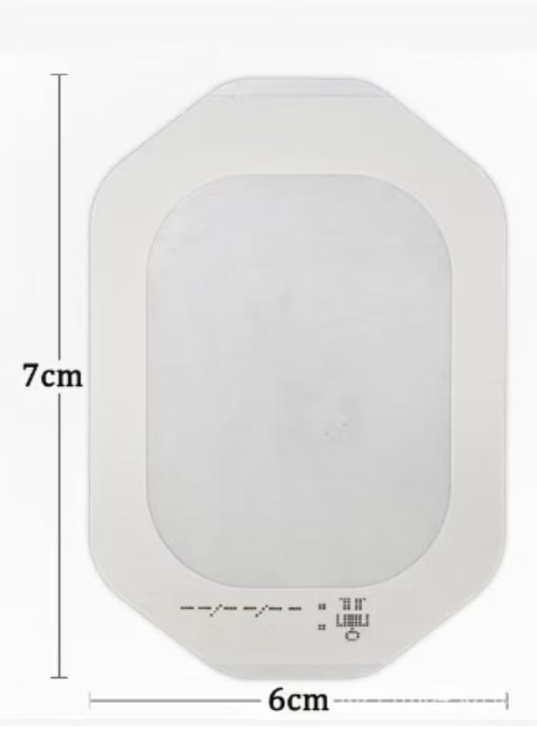 3M Pack of 100 Tegaderm Waterproof Clear Plasters 6 x 7 cm 1624W  - Image 3