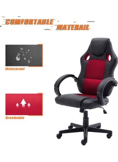 Roman Gifts Gaming Chair Ergonomic Office Chair Racing  with Backrest 360° Swivel Home Office Chair, Height Adjustable Padded Seat  - Image 4