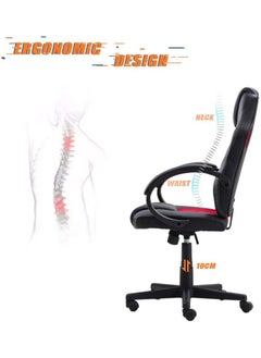 Roman Gifts Gaming Chair Ergonomic Office Chair Racing  with Backrest 360° Swivel Home Office Chair, Height Adjustable Padded Seat  - Image 5