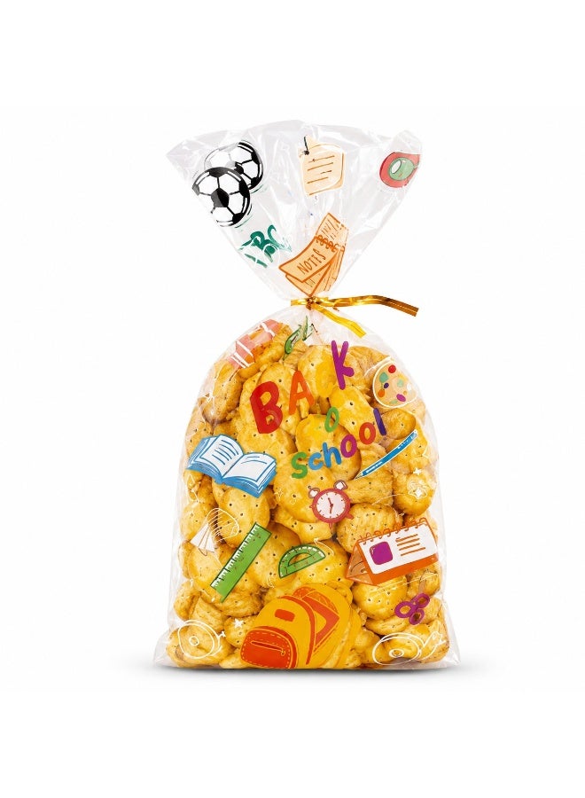 Kidzilla Durable Goodie Bags for Classroom Rewards Party Favors and Student Treats - Pack of 50, 28 x 14 cm, PP - Image 4