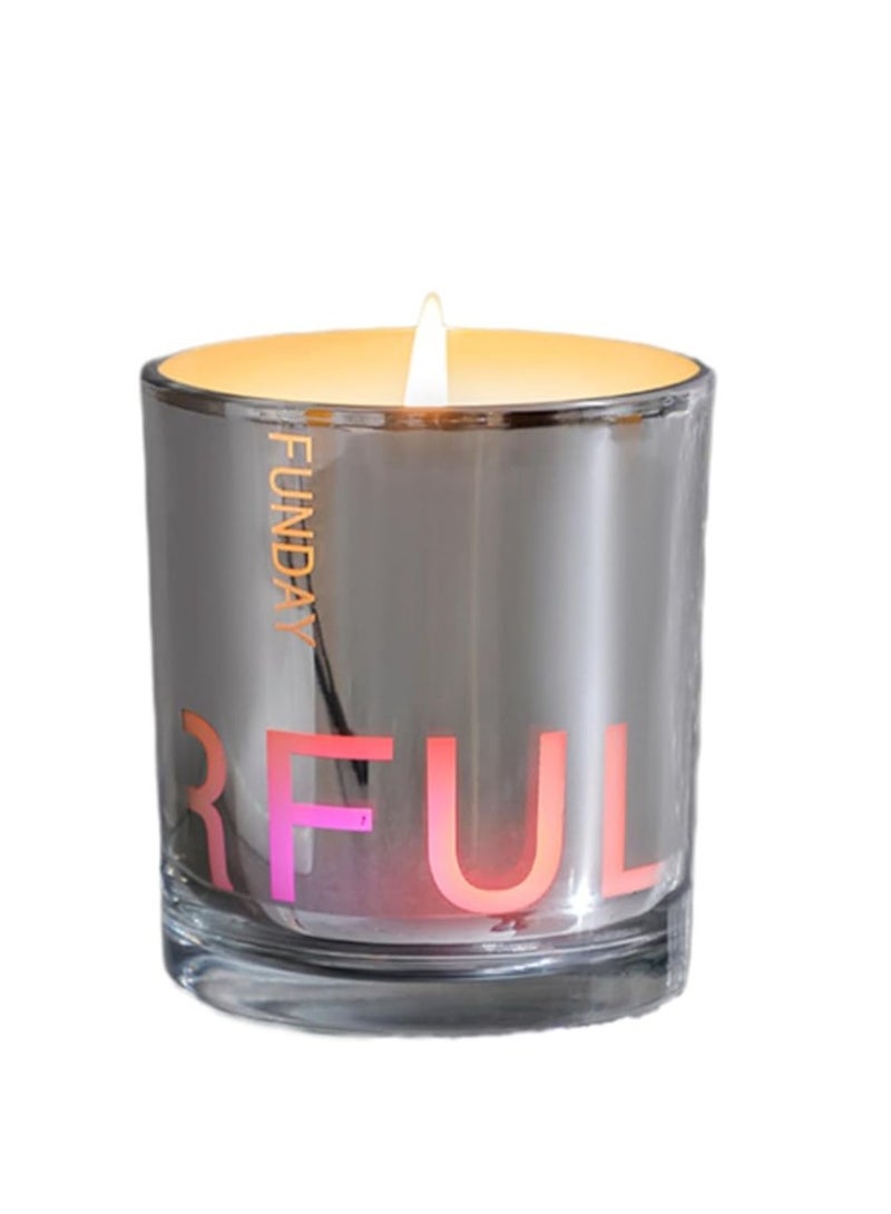 عام شمعة معطّرة بدون دخان للمنزل، بوزن 5.2 أوقية، تحترق لمدة 40 ساعة، مصنوعة من زيوت طبيعية أساسية، تأتي في جرة زجاجية، هدية مثالية للاسترخاء للنساء، تذكارات للعطلات، وهدايا لأعياد الميلاد. - Image 1