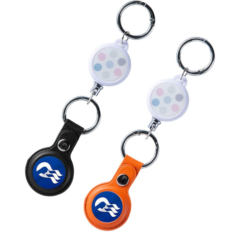 JFGLORIX 2Pcs Retractable Princess Cruise Medallion Holder Accessories,Tag Compatible with Princess Cruise Medallion,Retractable Keychain Badge Holder with Key Ring - Image 1