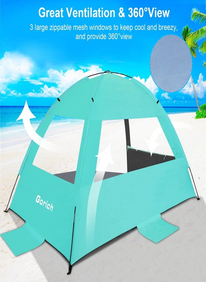 Gorich Beach Tent, Beach Shade Tent for 3/4-5/6-7/8-10 Person with UPF 50+ UV Protection, Portable Beach Tent Sun Shelter Canopy, Lightweight & Easy Setup Cabana Beach Tent - Image 4