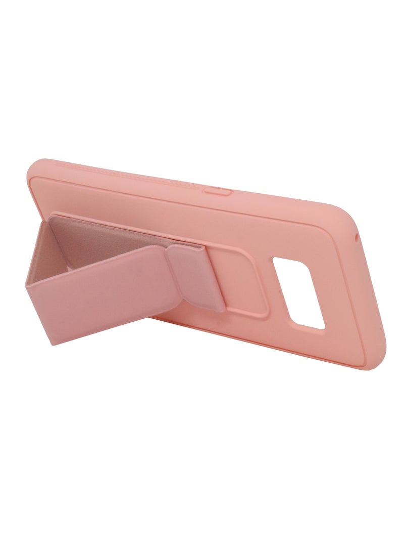 BORTONY Galaxy S8 Case Silicone Camera Protected Shockproof With Finger Grip Stand Cover - Image 2