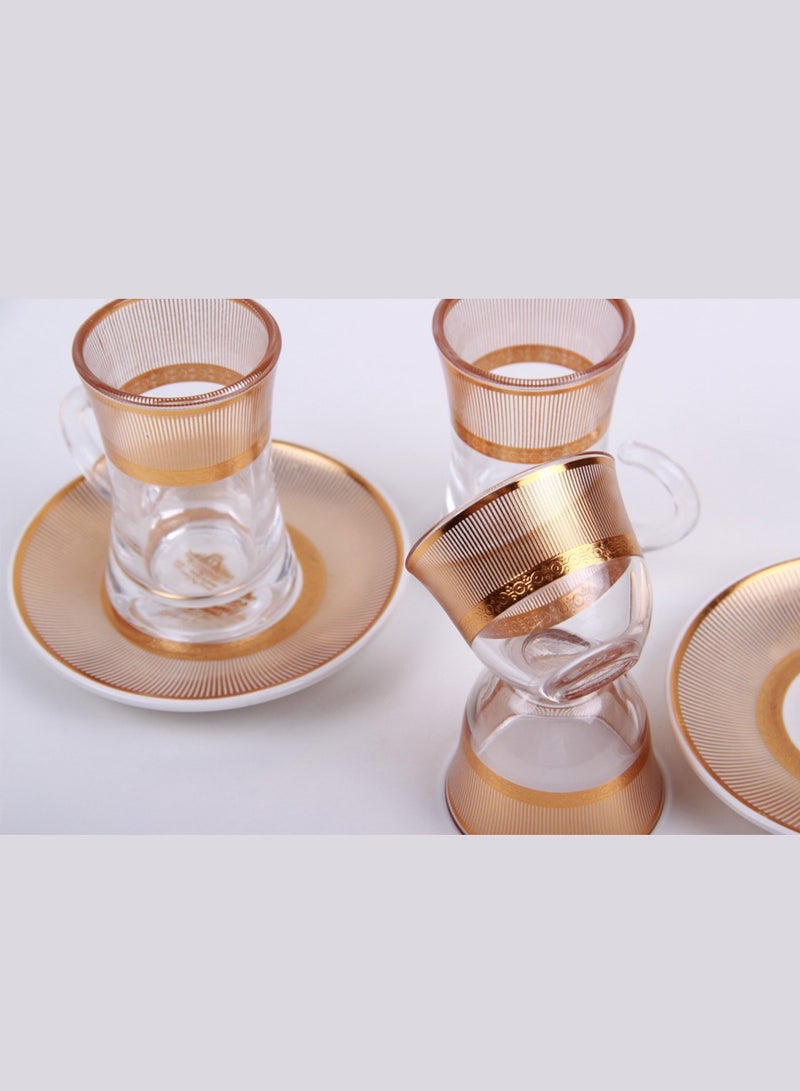 A set of tea cups and coffee cups with saucers  - Image 5