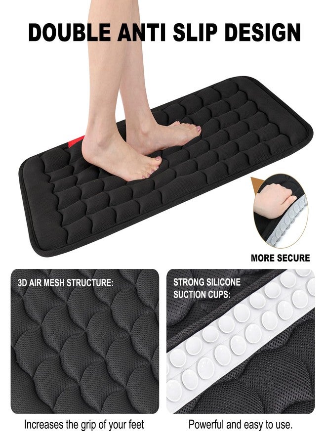 Idle Hippo 3D Air Mesh Non Slip Bathtub Mat, Anti Slip Shower Mat with Silicone Suction Cups, Quick Drying Bath Tub Mats, Anti Slip Bath Mat for Bathroom, Tub, Floor, Home, Kitchen, Hotel - Image 4