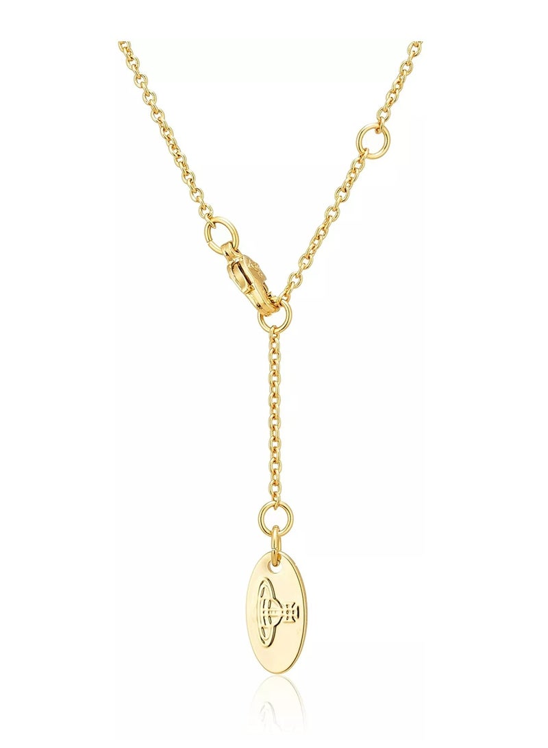 Vivienne Westwood Ariella Light Pink Diamond Heart Necklace - Image 4